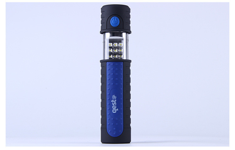 Blue Ultra Bright Portable LED Work Lights With Household 12V Charging Adapters
