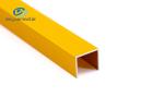 Aluminum U Profiles Electrophoresis Treatment Gold Color For Wall And Floor