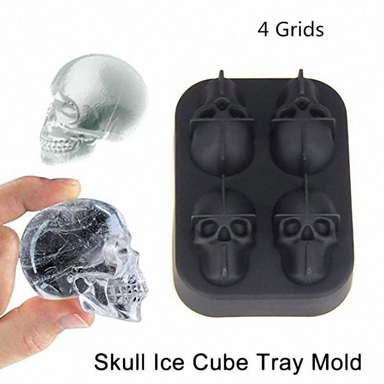 Reasonable Price Dishwasher Safe Soft Famous Food Grade BPA Free 4-ice Silicone Ice Tray Mold Bar Tool Accessories without BPA