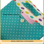 customize colorful paper bag used for high grade cosmetic products
