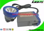 IP68 Waterproof Led Miners Cap Lamp 1.67 Watt 6.6Ah Rechargeable Li - Ion