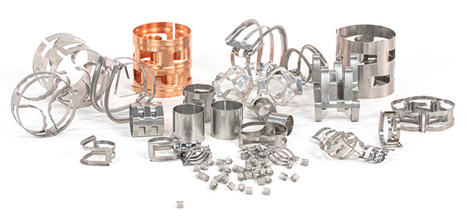 Ss304 Carbon Steel Metal Tower Packing Pall Ring 50*50*0.6mm