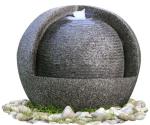 Fiberglass Outdoor Sphere Water Fountains With Pots / ball water feature