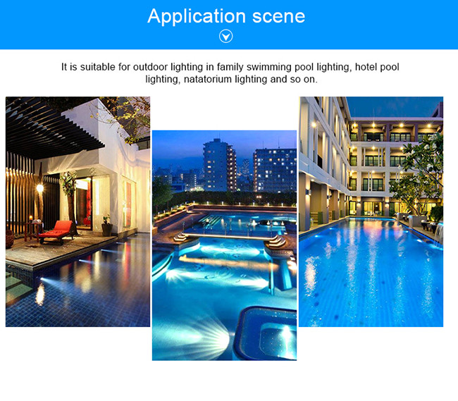 PAR56 12V 316L Stainless Steel Material Outdoor RGB LED Swimming Pool Underwater Light With Remote Controller