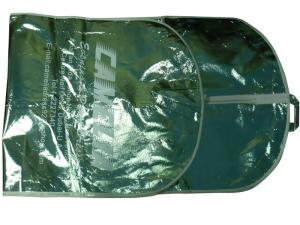 Wholesale OEM Canmel Shining Silver Nonwoven Fabric Dress Bags, Suit Garment Bag from china suppliers