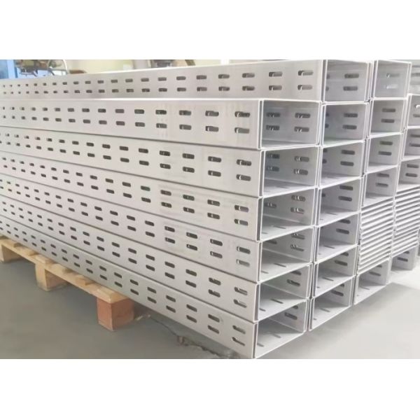 50mm Aluminium Cable Tray Perforated Type With Cover