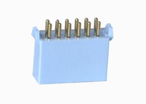 Wholesale Blue DIP 12 Pin Header Connector Straight Box 180 Degree Type 2.54mm Pitch from china suppliers