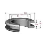 Injection Molding FKM 2.0g High Temp Silicone Grommets