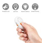 125 DB LED Personal Keychain Alarm Egg Shape LR44*3pcs For Children