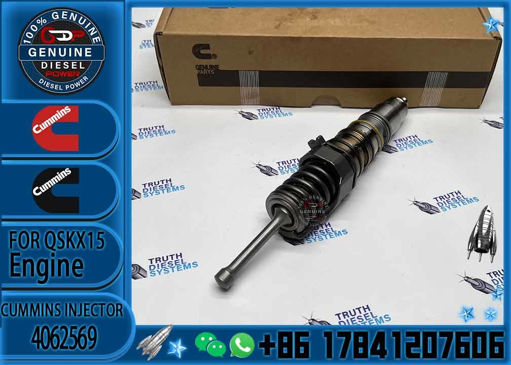 Genuine And New Diesel Fuel Injector 4062569 4062569NX 4062569RX 4010346 For CUMMINS QSX15 ISX15