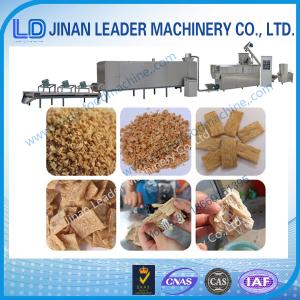 Wholesale Low consumption soybean protein soya nugget food extruder machine from china suppliers