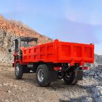 Loading 5 Ton Heavy Duty Electric Dumper Four Wheel Underground Mining Dumper