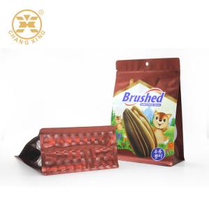 Wholesale Printed WaterProof Reusable Flat Bottom snack food packaging bags With Zipper from china suppliers