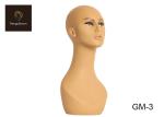 Gm-3 Stylish Life Size Mannequin Head Without Hair Elegant And Generous Can Wear