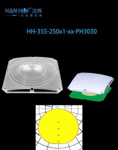 Wholesale T5 Degree Available 255.44×255.44×35.09mm 250×1 2835LEDs Enhanced Luminosity Anti-Glare Oil Station Lighting Lens from china suppliers