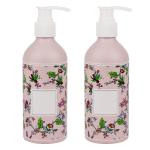 SGS Floral 16oz Pump Bottle 30ml 120ml 500ml Eco Friendly Cosmetic Bottles