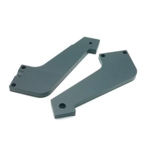 Wholesale Custom Metal Stamping Part Black Powder Coating Surface Finish S235 Q235 Steel Sheet from china suppliers