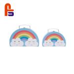 Cute Design Large Capacity Storage For Kids Cardboard Suitcase Box