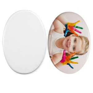 Wholesale Oval Shape Sublimation Ceramic Tile Blanks DIY Projects Various Size from china suppliers