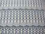 Ladies Dress Cotton Nylon Lace Fabric Trim Ivory Water Soluble SYD-0006