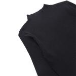 OEM maufactory Pure color street sweater farbic female slim turtlenecks long