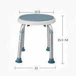 Health Care Swivel Bathroom Chair Home Swivel Bath Stool For Customized Load