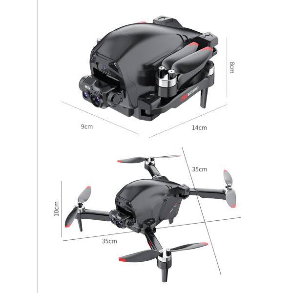 2024 W14HW Mini 4k Professional Brushless Drone Aerial Photography with Optical Flow Positioning and Obstacle Avoidance
