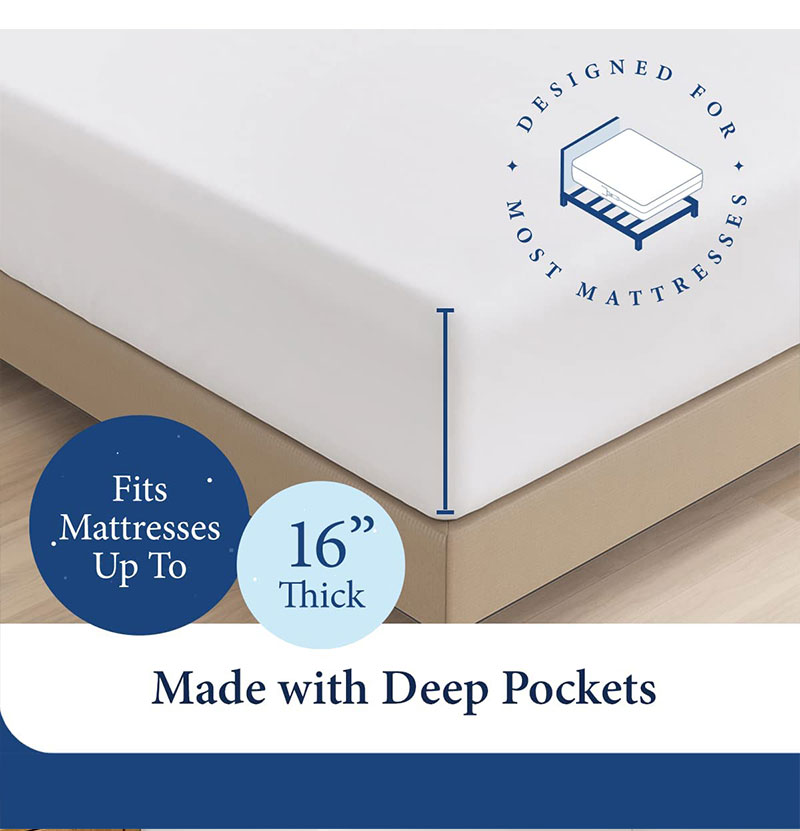 600TC Egyptian Cotton Home Bed Sheet Set with Customized Size Fitted Sheet and Cooling Flat Sheet