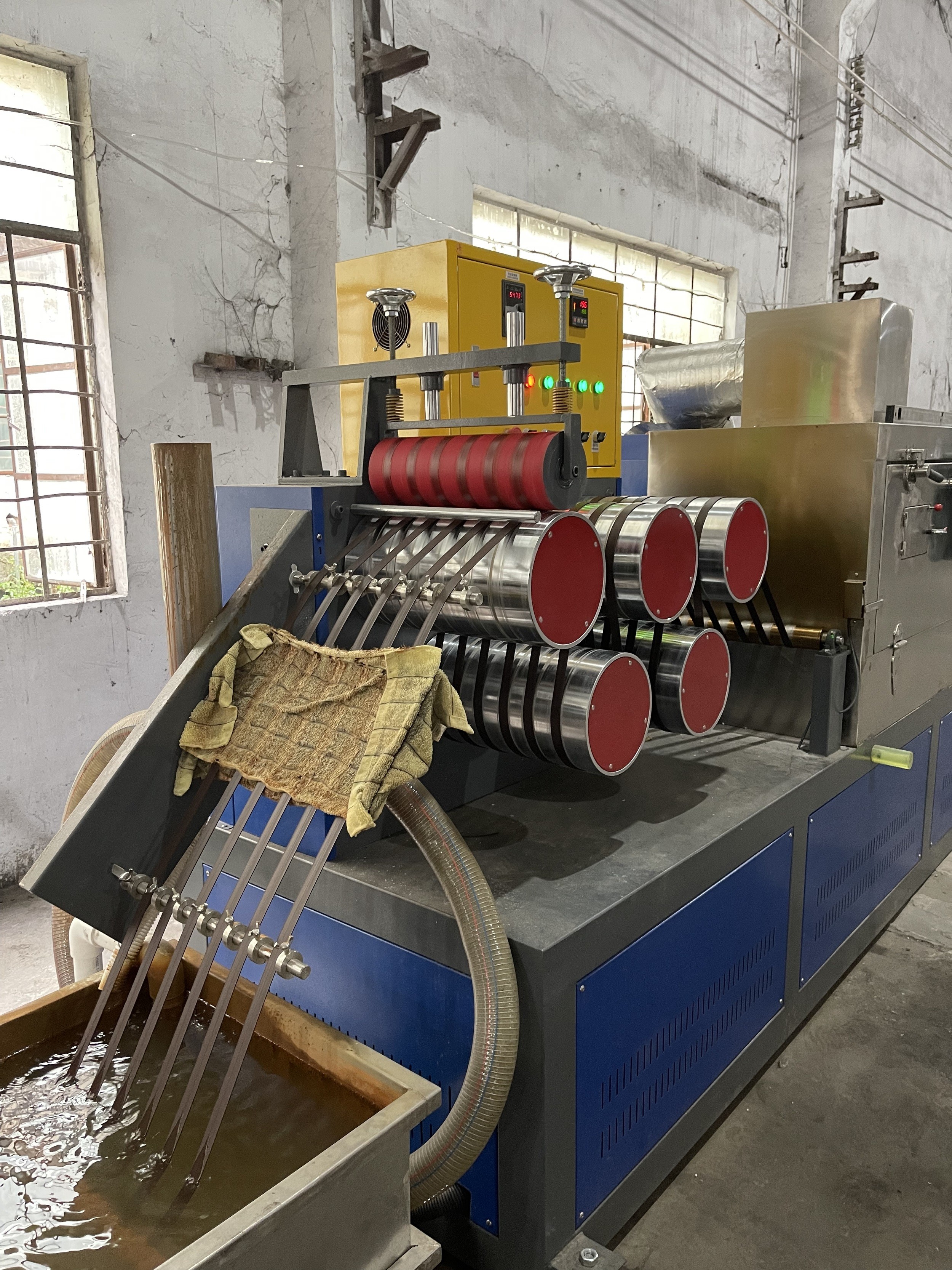 PP Strap Making Machine with Video Outgoing-Inspection Recycle/New Raw Material 0.4-1.2mm Thickness