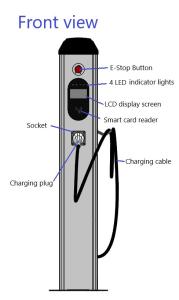 Wholesale Level 2 7KW EVSE Charging Station OCPP Fast Charging 3 Phase from china suppliers