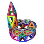 Colorful Educational Magnetic Building Blocks 249Pcs For Kindergarten Teaching