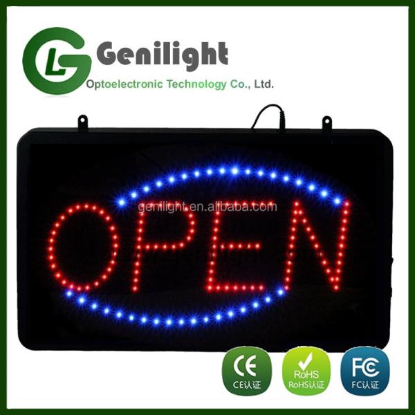 Rectangle LED NAILS SIGN Make Your Nail Display Shine with Our Motion Flashing Design