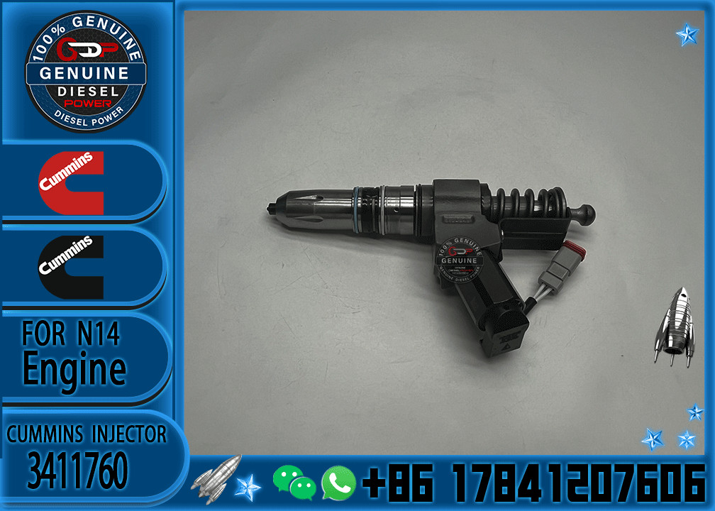 Common Rail Fuel Injector 4307795 3411767 3411759 3411381 For Cummins QSN14 N14 Engine