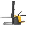 Warehouse 1.2 ton Ride Electric Stacker Truck Narrow Aisle Forklift Stepless