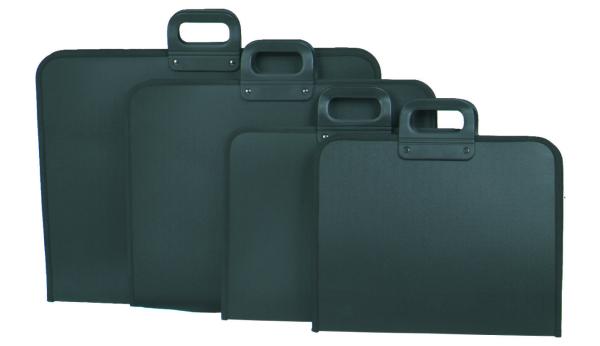 Professional PVC Art Portfolio Holder , Four Size Art Portfolio Carrying Case