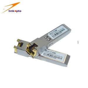Wholesale RJ45 Sfp Fiber Optic Connector , Fibre Channel 1000base T Transceiver from china suppliers