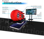 YHY VR Motorcycle Simulator 50 - 60HZ 9D VR Motorbike Simulator