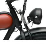750W Electric Beach Cruiser Moto Chopper Bike for 180kg Load and 45KM Travel