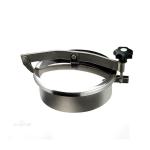 SS304 SS316L Circular Manhole None Pressure Sanitary Tank Hatch Covers