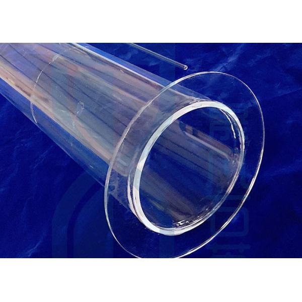 OD300mm SIO2 Quartz Glass Tube For Tube Furnace Flange