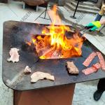 2mm thick Outdoor Charcoal Bbq Grill For Cooking weather Resistance