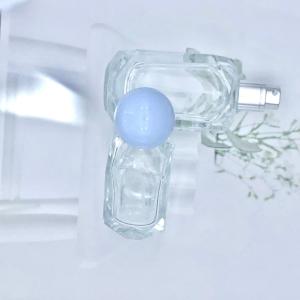 Wholesale 30ml 50ml Perfume Spray Bottle Glass Baby Blue Empty Refillable 500pcs from china suppliers