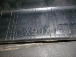 Black Continuous Rubber Track 350*90*46 85.1 KG For Agricultural Machines