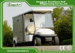 EXCAR Electric Food Cart White 5KW Golf Beverage Cart With Steel Chassis
