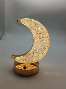 Wholesale Battery Powered Night Light Moon Shape Rechargeable Table Lamp 3.7V 1200mA 18650 Lithium Battery from china suppliers