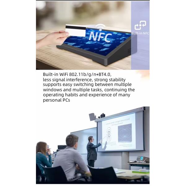 8inch desktop all in one android tablet pc Touch screen wifi front camera business self-service for hotel bank public place