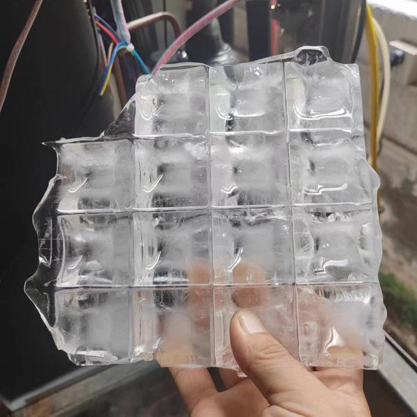 ICM-120P Wholesale Commercial Automatic 65kg Ice Making Machine High End Blue Light Ice Maker Factory Low Price for Hotel / Cafe