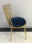 Flexible Smooth 45cm 81.5cm Stainless Steel Dining Chair
