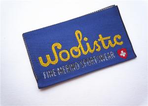 Wholesale Blue Business Clothing Labels Sew On Personalized Clothing Labels from china suppliers