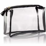 Zipper Closure Hanging Bathroom Bag , Waterproof Toiletries Organiser Bag 3 In 1